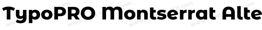 TypoPRO Montserrat Alternates字体转换